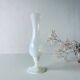 Large antique vase in white opaline from Florence
