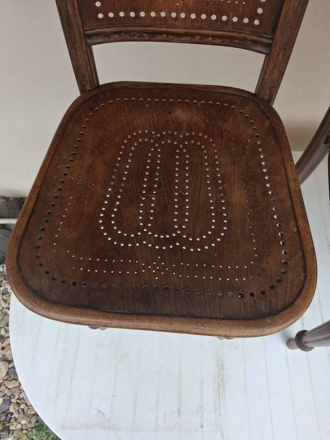 Pair of Thonet Vienna bistro chairs