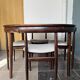 Rare Hans Olsen Roundette dining set, Denmark (1960s)