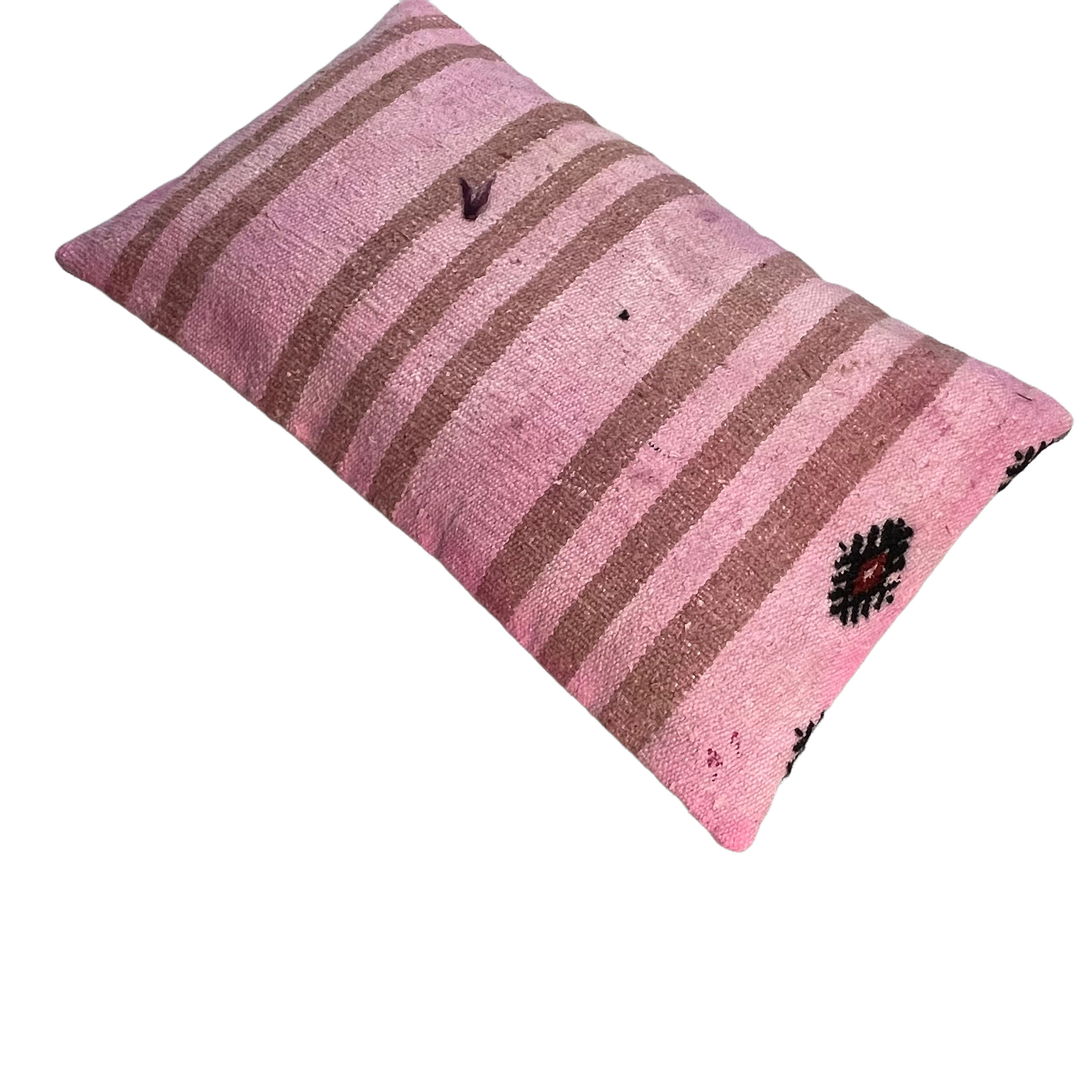 Housse de coussin vintage turque faite à la main, 30 x 50 cm