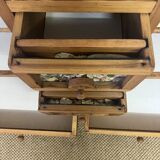 Commode en pin massif vintage