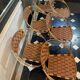 Series of 6 garden armchairs and patio Scoubidou', Italian Vintage Design 1950s