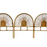 Rattan headboard, France, 1960s