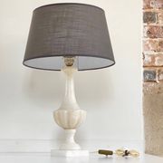 LAMPE Medicis Pierre d'ALBATRE Vintage