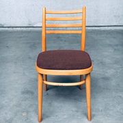 Mid-Century Modern Dining Chairs from Ton, Czechoslovakia, 1968, Set of 4