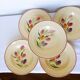5 assiettes creuses de Longchamp modèle Tulipes 210747