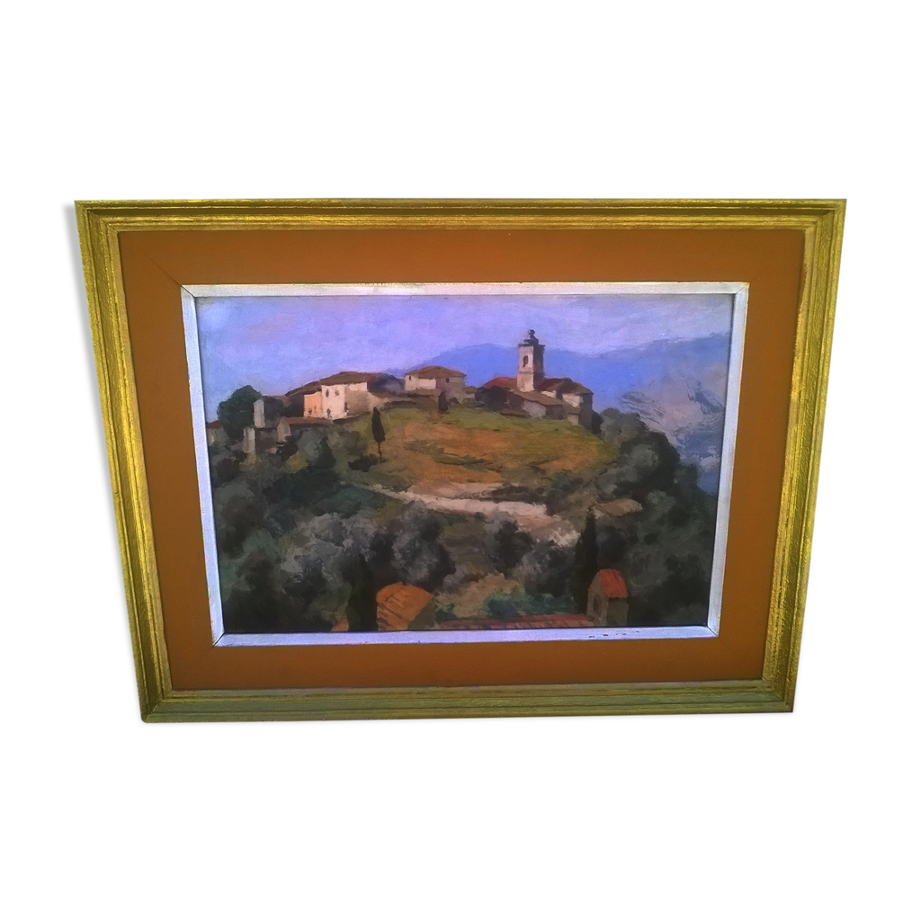 peinture-de-la-commune-de-castellar-fr-d-ric-l-on-deshayes-1883-1970