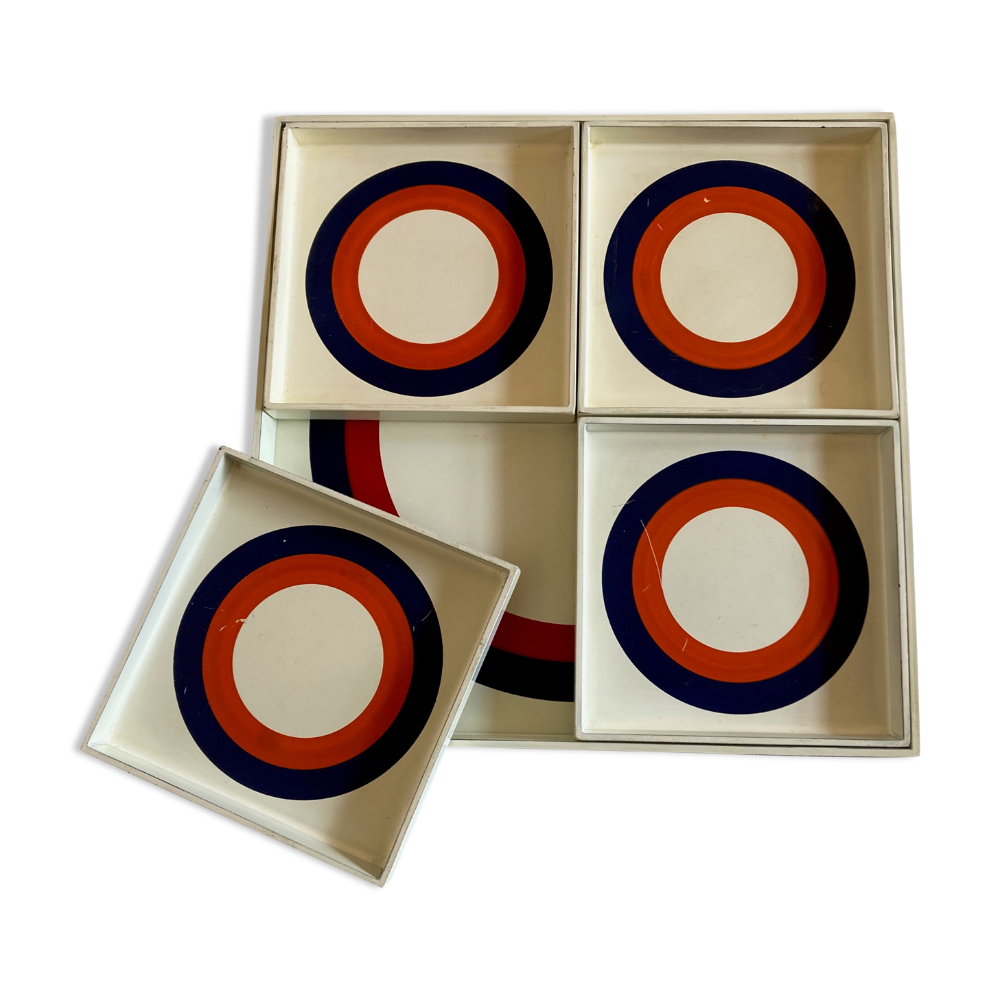 Set of 5 Prisunic target boards, 1960 design