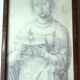 Dessin au crayon romantique antique