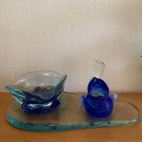 Decoration that can be used as a pocket emptier or centerpiece, inspired by Murano style.