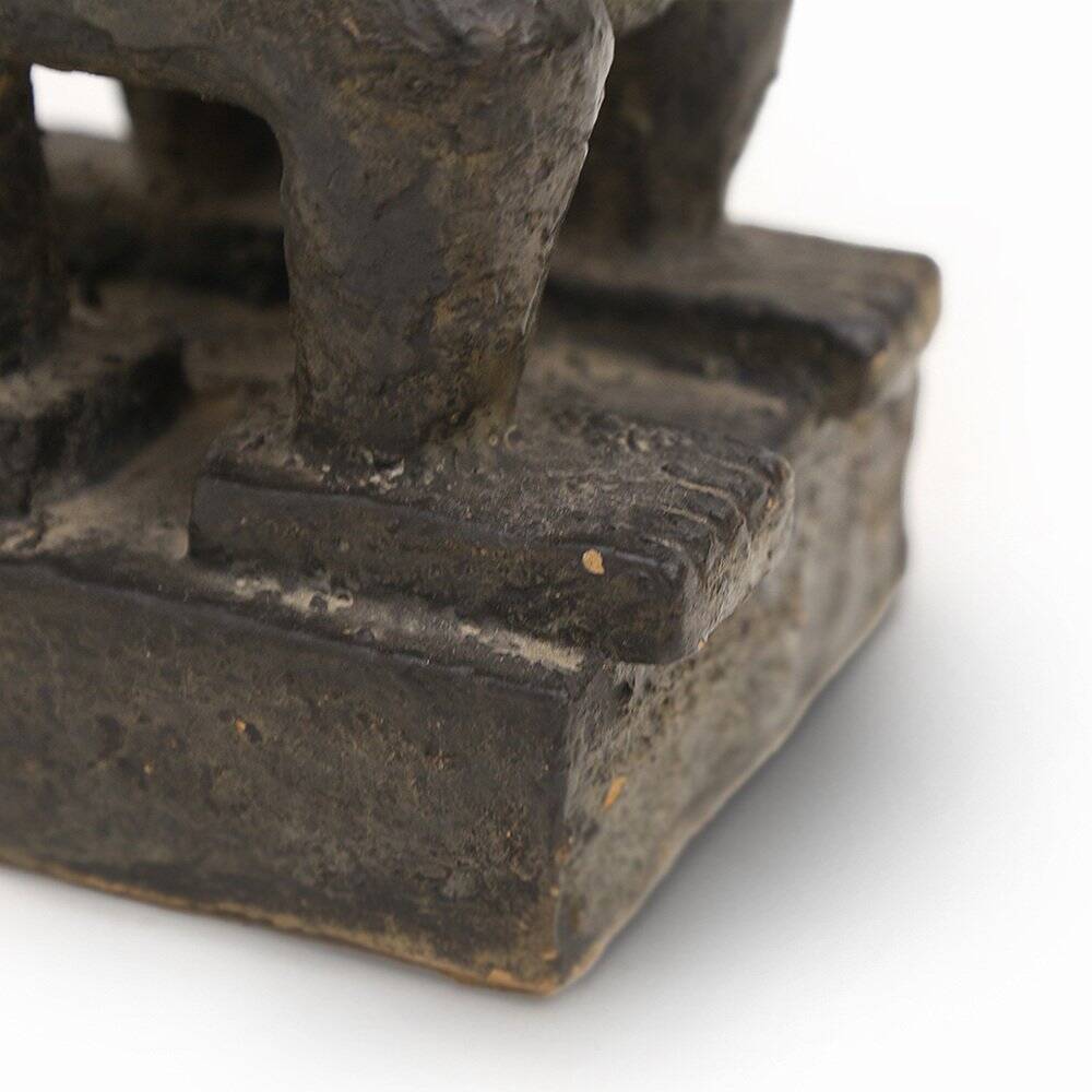 Ceramic statue inspired by Africa, 1960s