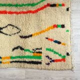 Handmade wool berber rug 250 x 150 cm