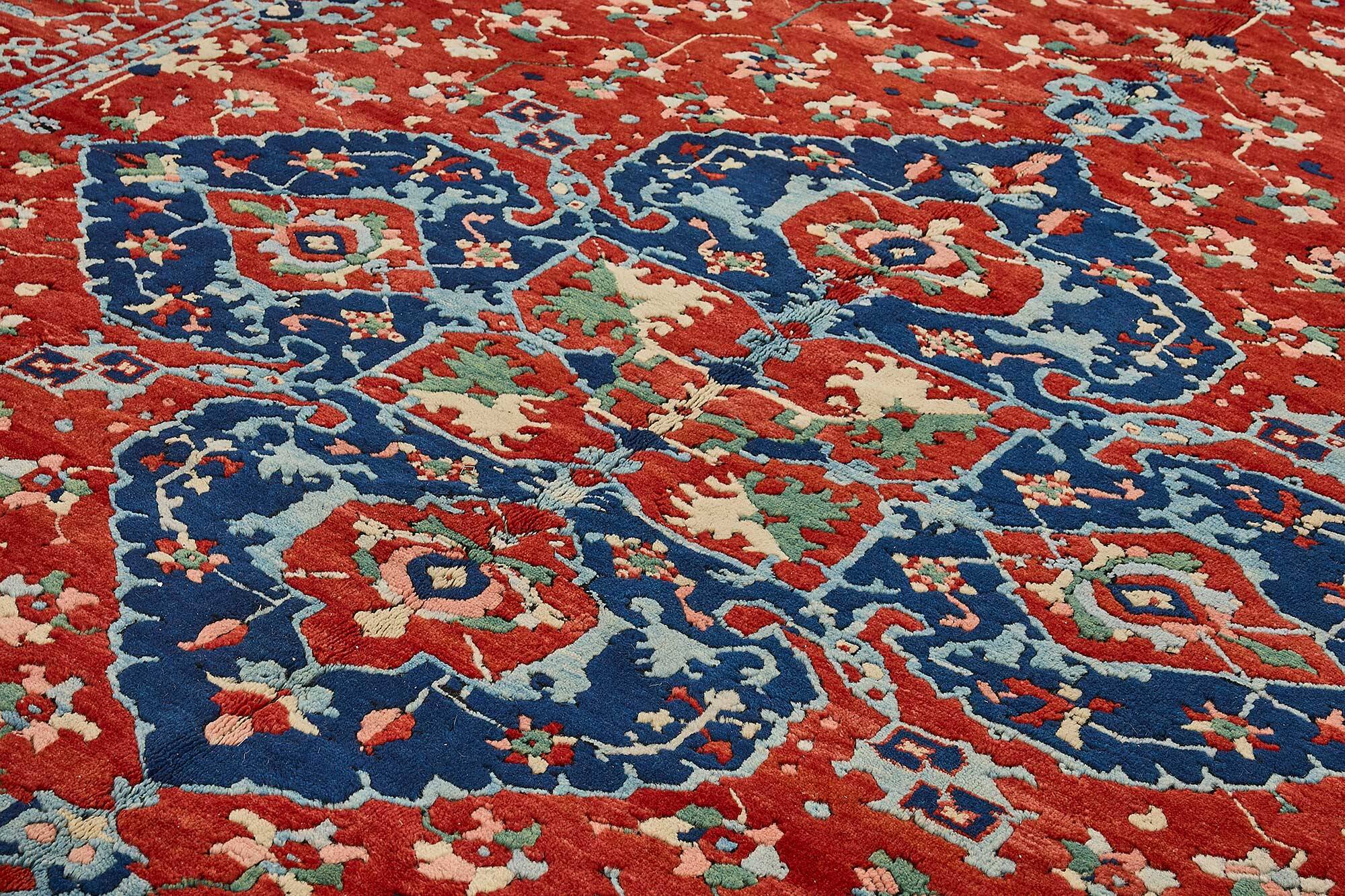 Turkish Handknotted Wool Oushak Rug 313 cm x 360 cm