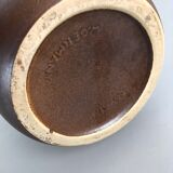 Pottery fat lava multi-color 204-41 floor vase made by Scheurich, 1970s
