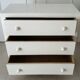 Commode Vintage blanche en bois
