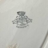 Iron clay dishes, Longwy, Violetta collection