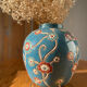Vase boule faïence années 30