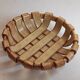 Vallauris braided ceramic fruit cup