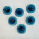 Arcopal Blue Coffee Set 6 Cups and Under Cups