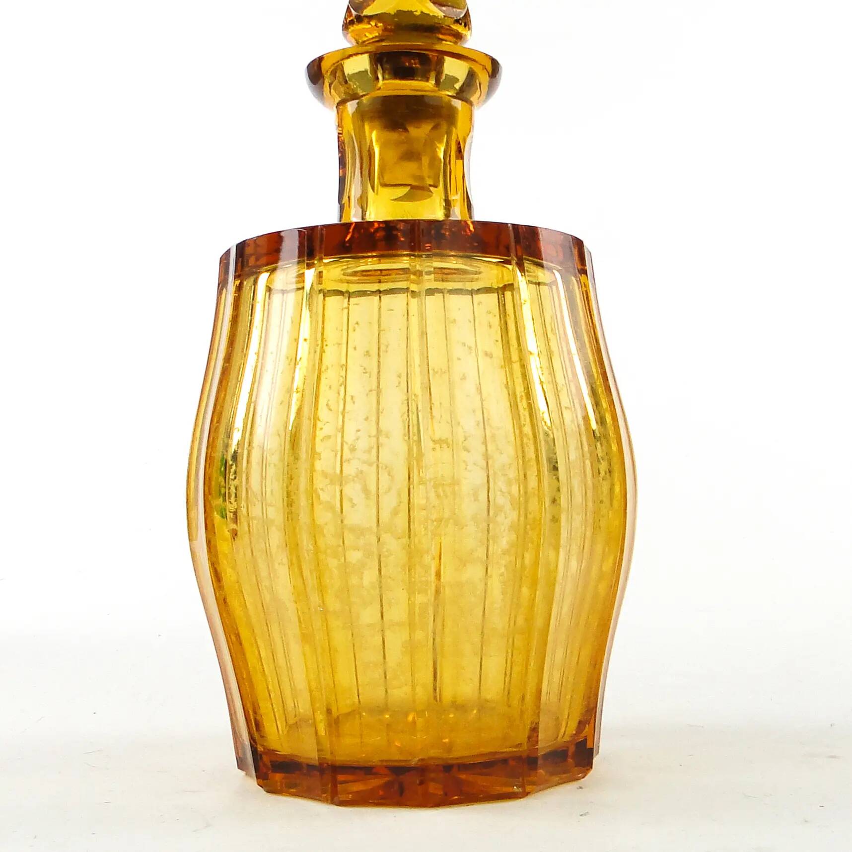 Carafe, Art Deco, crystal, Moser, Czechoslovakia, 1950s