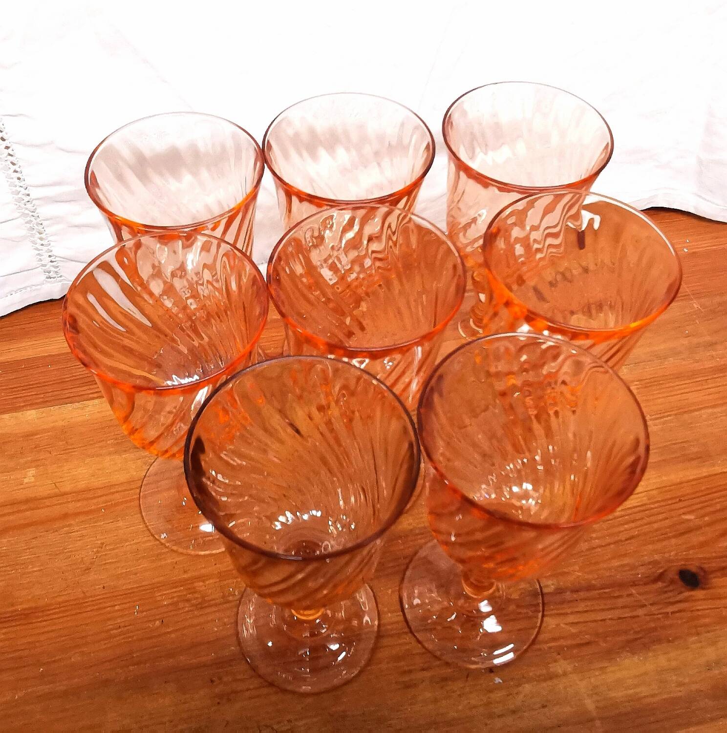 6 VERRES A VIN ROSALINE LUMINARC H 14,5 cm EUR 20,00 - PicClick FR