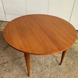 Table ronde vintage extensible