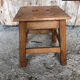 Stool footrest vintage wood #a226