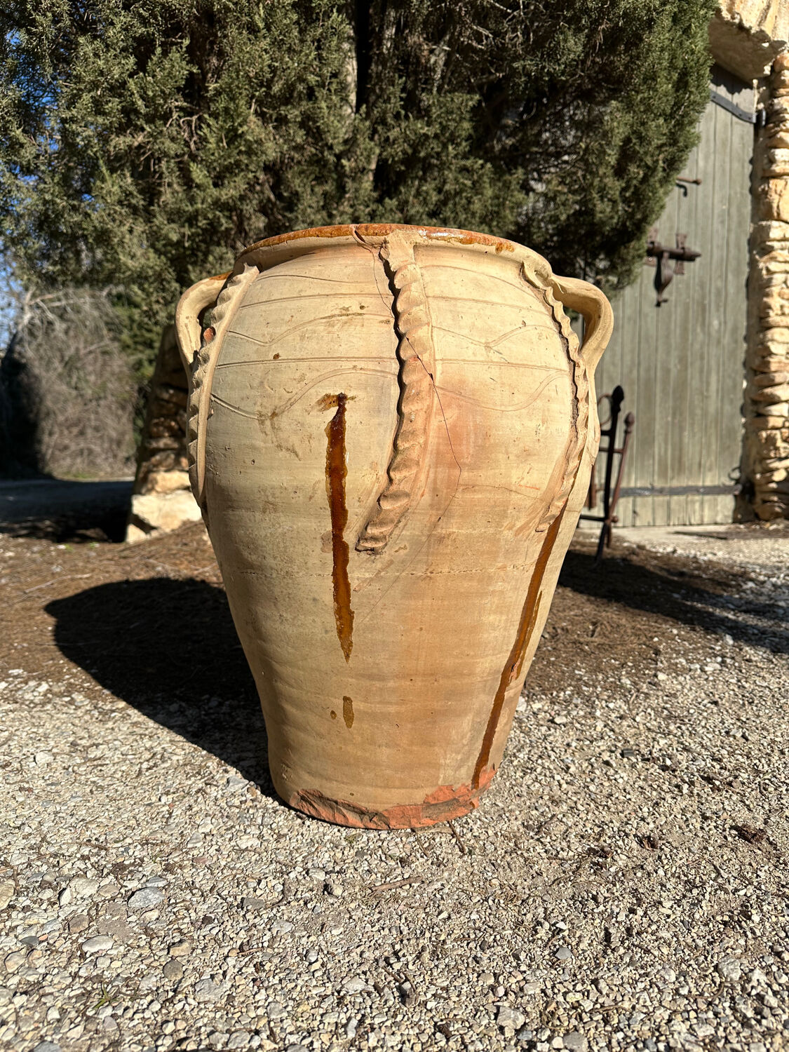 Terracotta pot jar