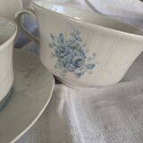 Large cups with saucers