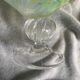 Centre de table sur pied en verre soufflé