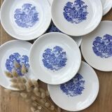 English dessert plates