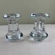 Set of 70s design candlesticks