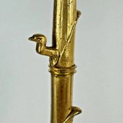 Barbedienne (attributed to), pair of candelabra with storks