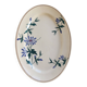 Vintage oval serving dish, Longchamp terre de fer, model Edith.