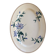 Vintage oval serving dish, Longchamp terre de fer, model Edith.