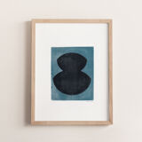 Painting on paper signed Eawy