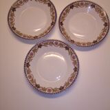Porcelain cups of Limoges floral pattern