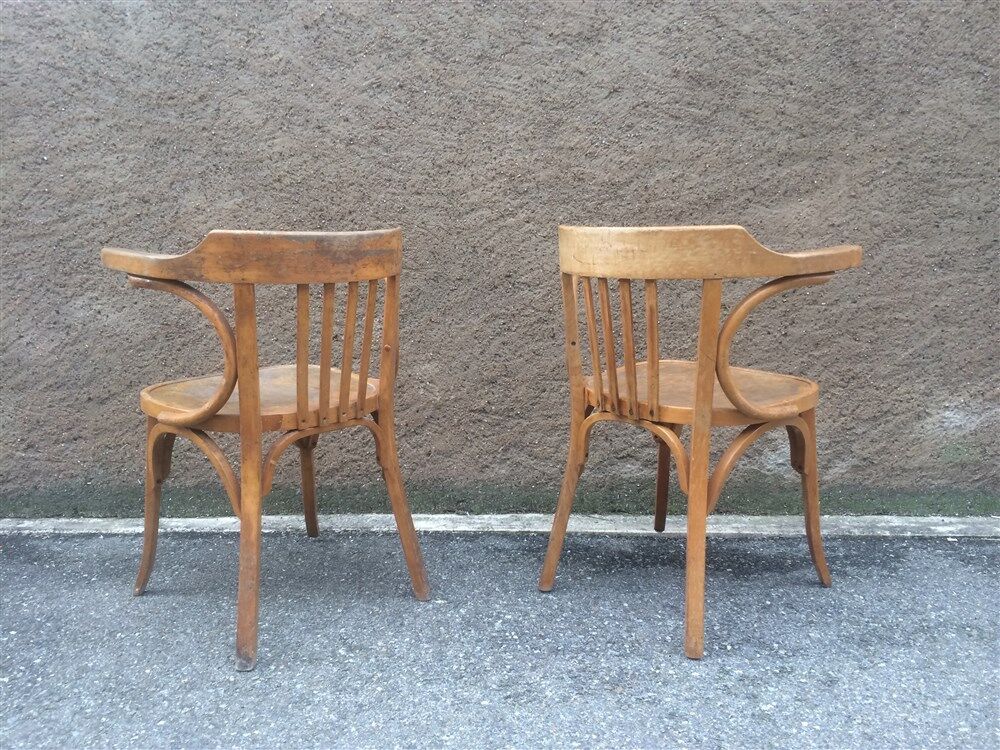 Pair of chairs baumann administrative french furniture