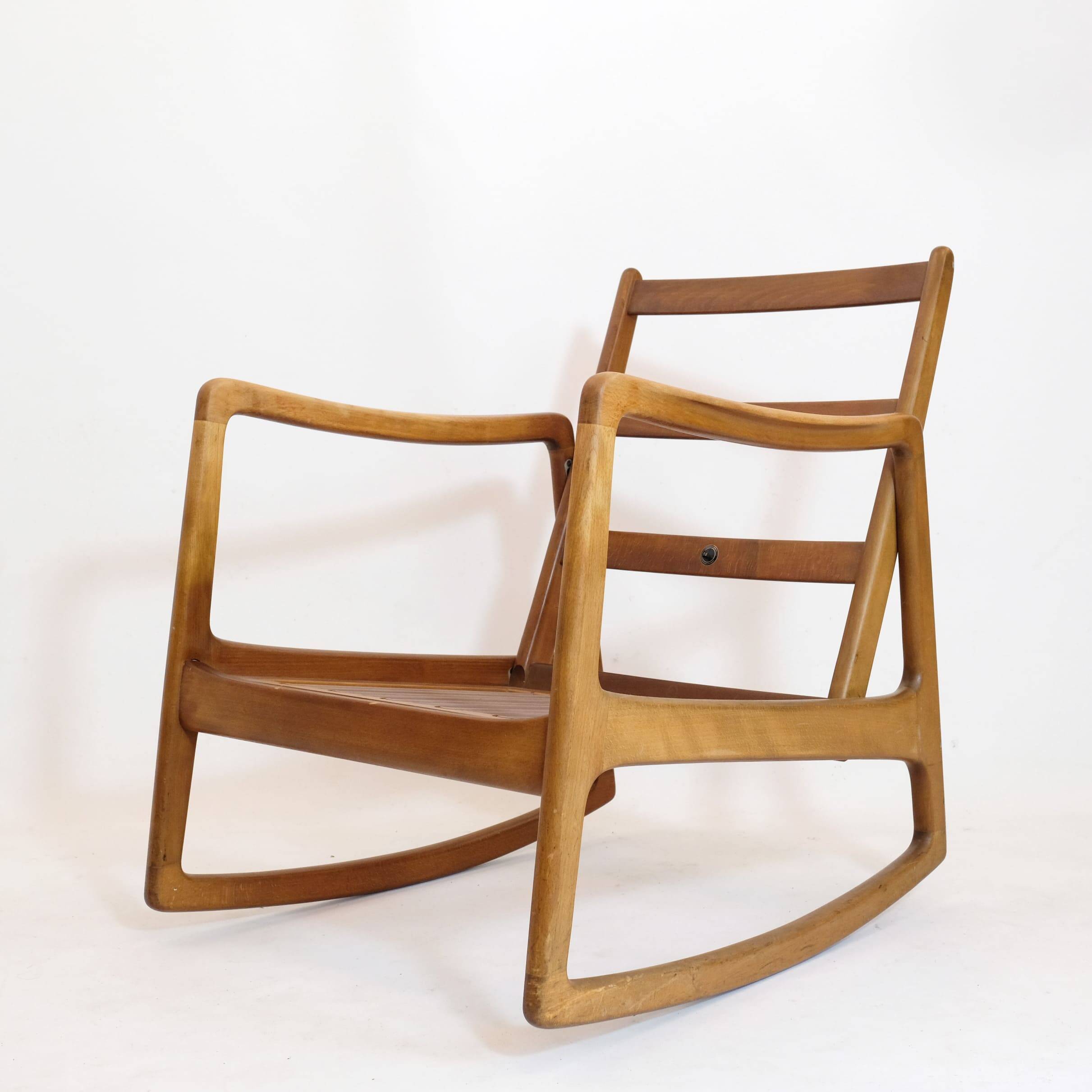 Ole Wanscher, FD110 rocking chair from the 1950s.
