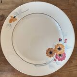 Complete Saint-Amand earthenware service, series 8549, 1940s