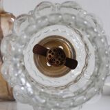 Vintage glass bubble pendant lamp