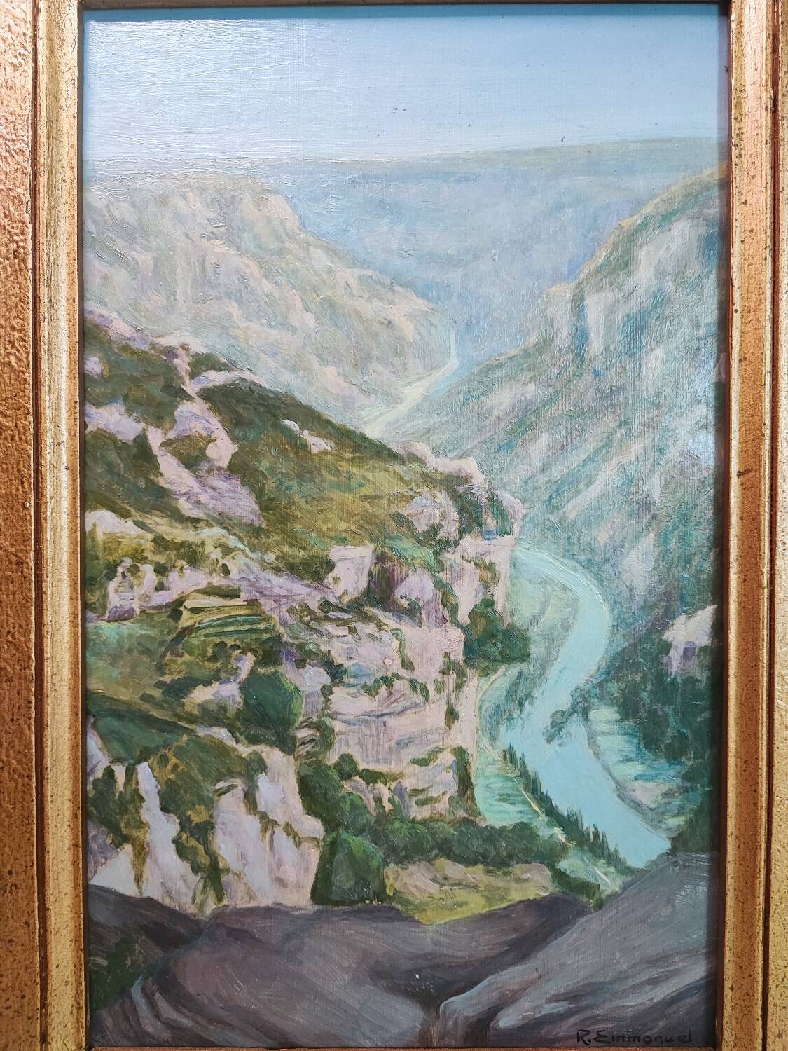 Peinture à l'huile - paysage