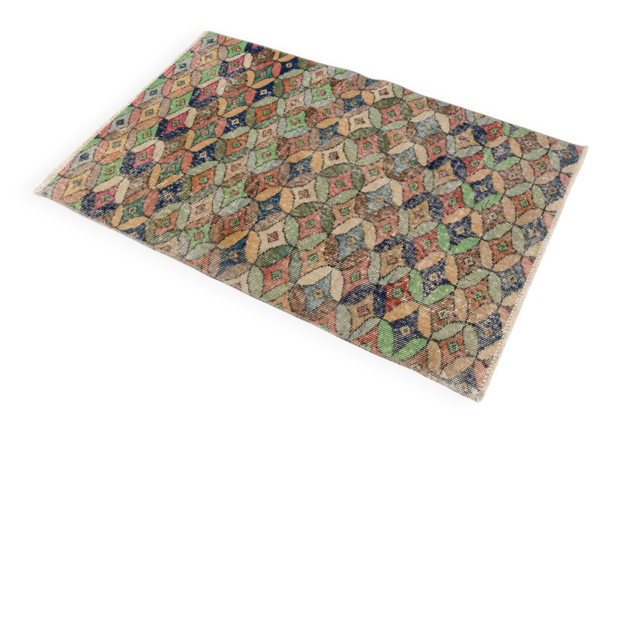 Geometric Anatolian Turkish WOOL rUG  sku1088