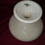 Coat of foot Sarreguemines floral decoration