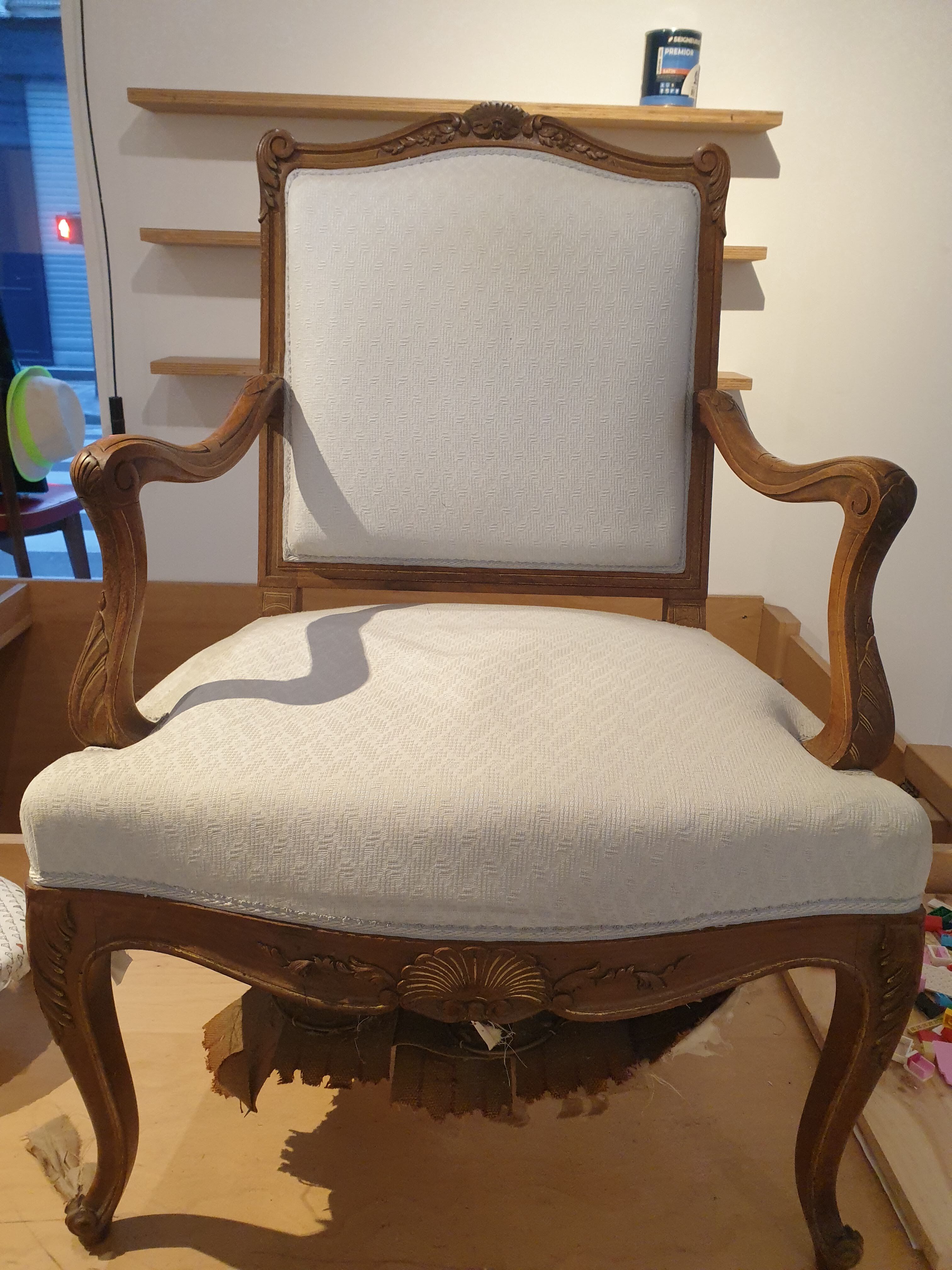Louis XV style chair wood and gilding