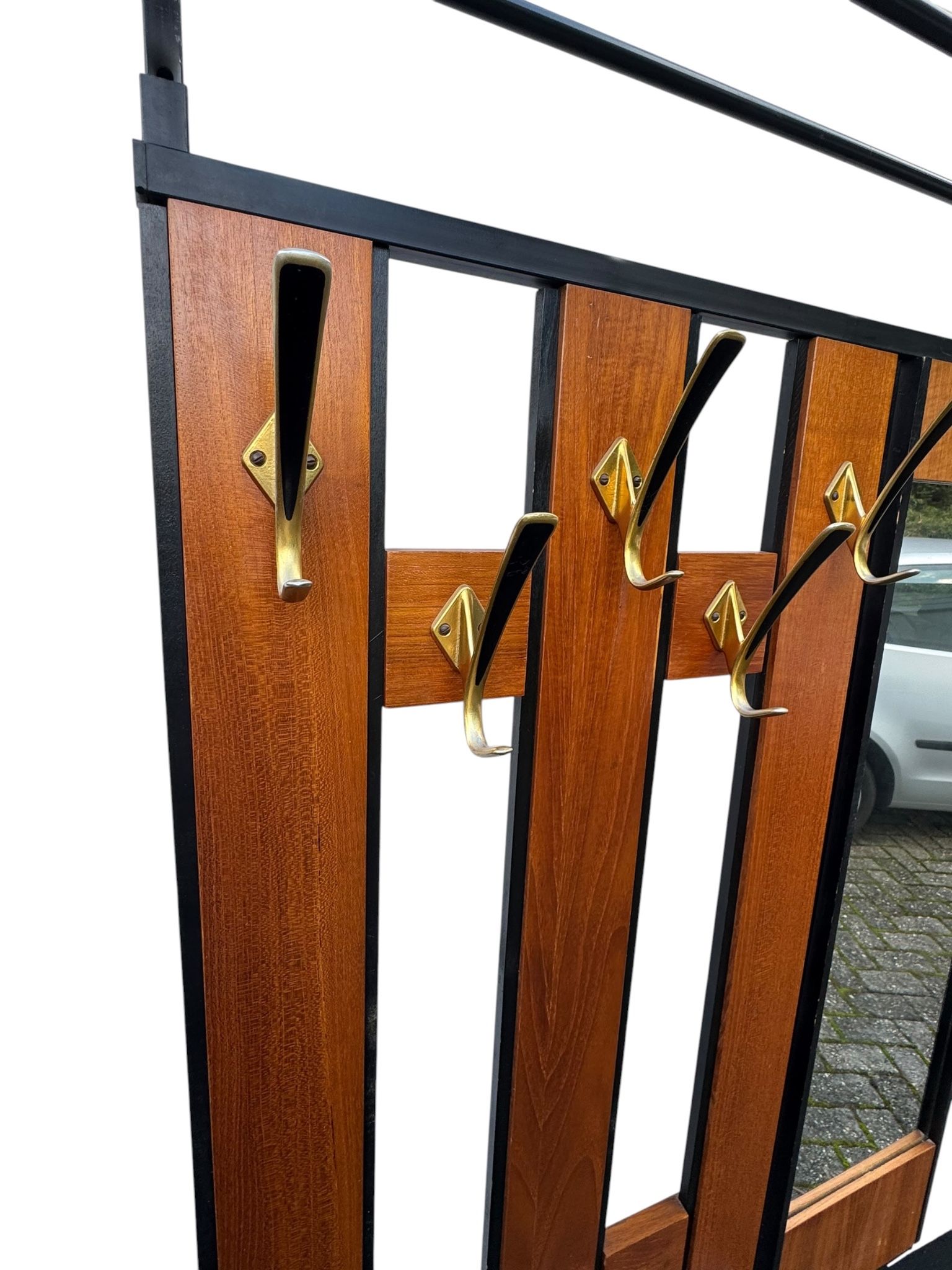 Vintage Teak Coat Rack