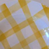 Ensemble de 3 assiettes creuses jaunes