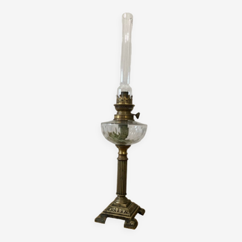 Large format oil lamp