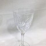 Set of 7 glasses of red wine Saint Louis model Chantilly