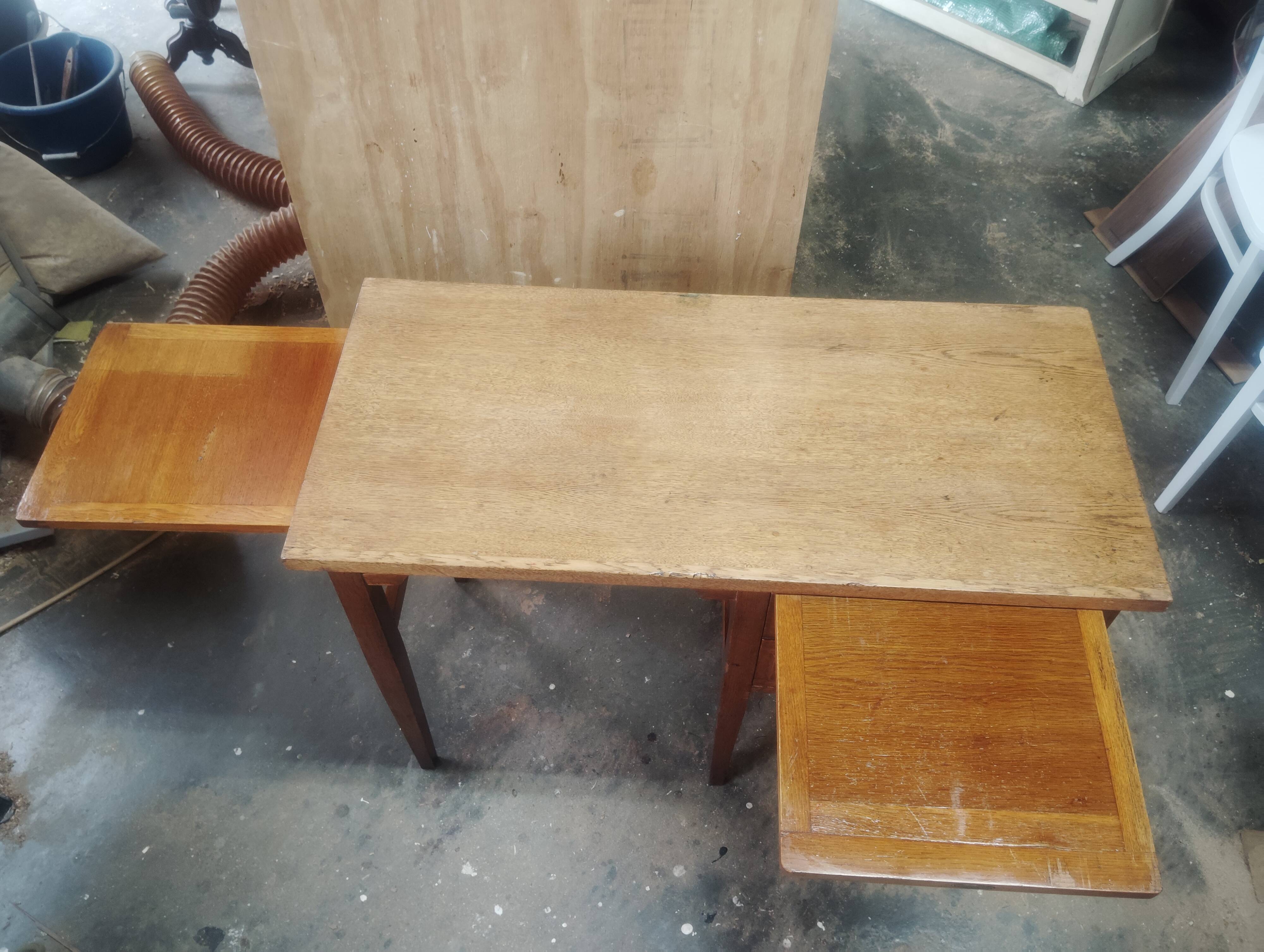Small vintage oak desk